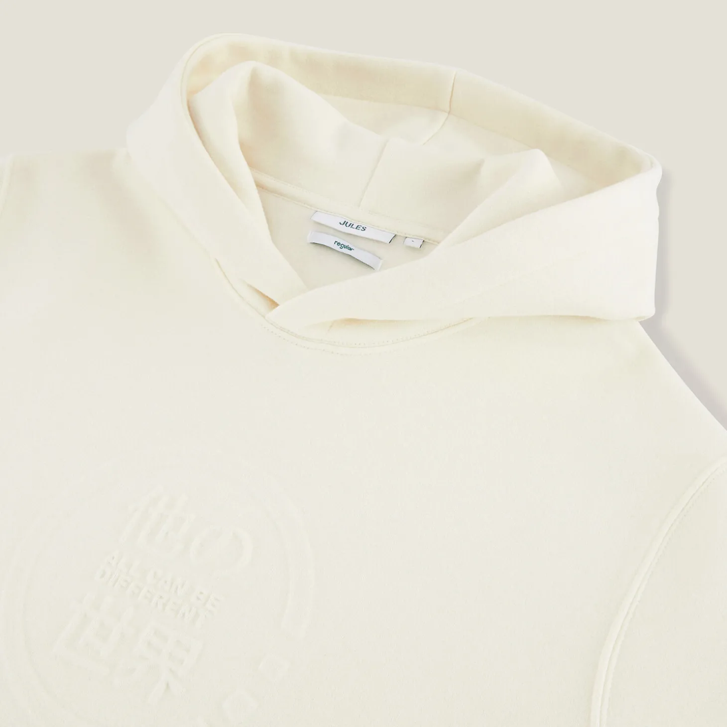 Outlet Sweater met kap en reliëfanimatie Sweater