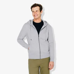 Discount Sweater met kap en rits Sweater