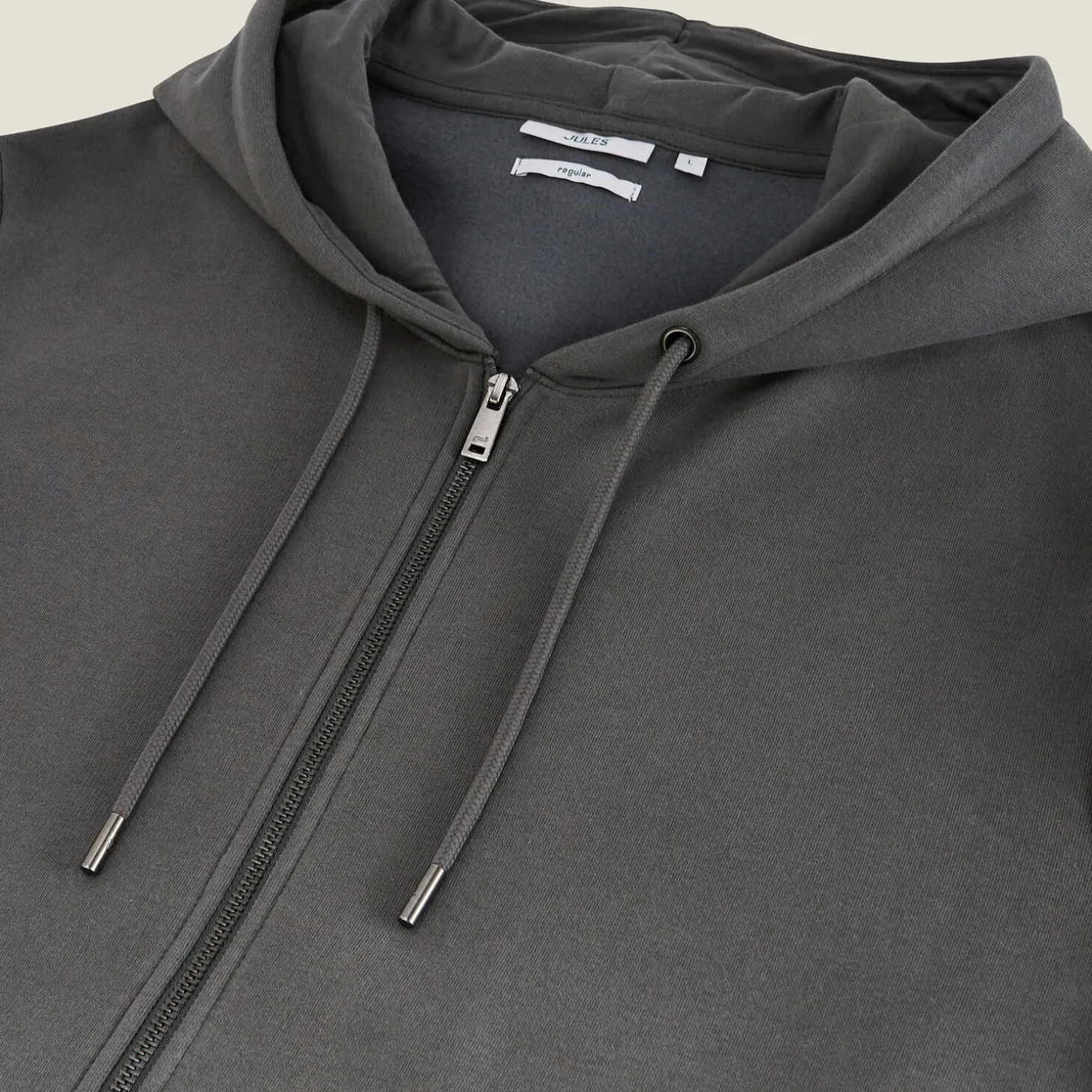 Clearance Sweater met kap en rits Sweater