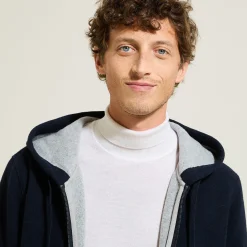 Cheap Sweater met kap en rits in tricot Sweater