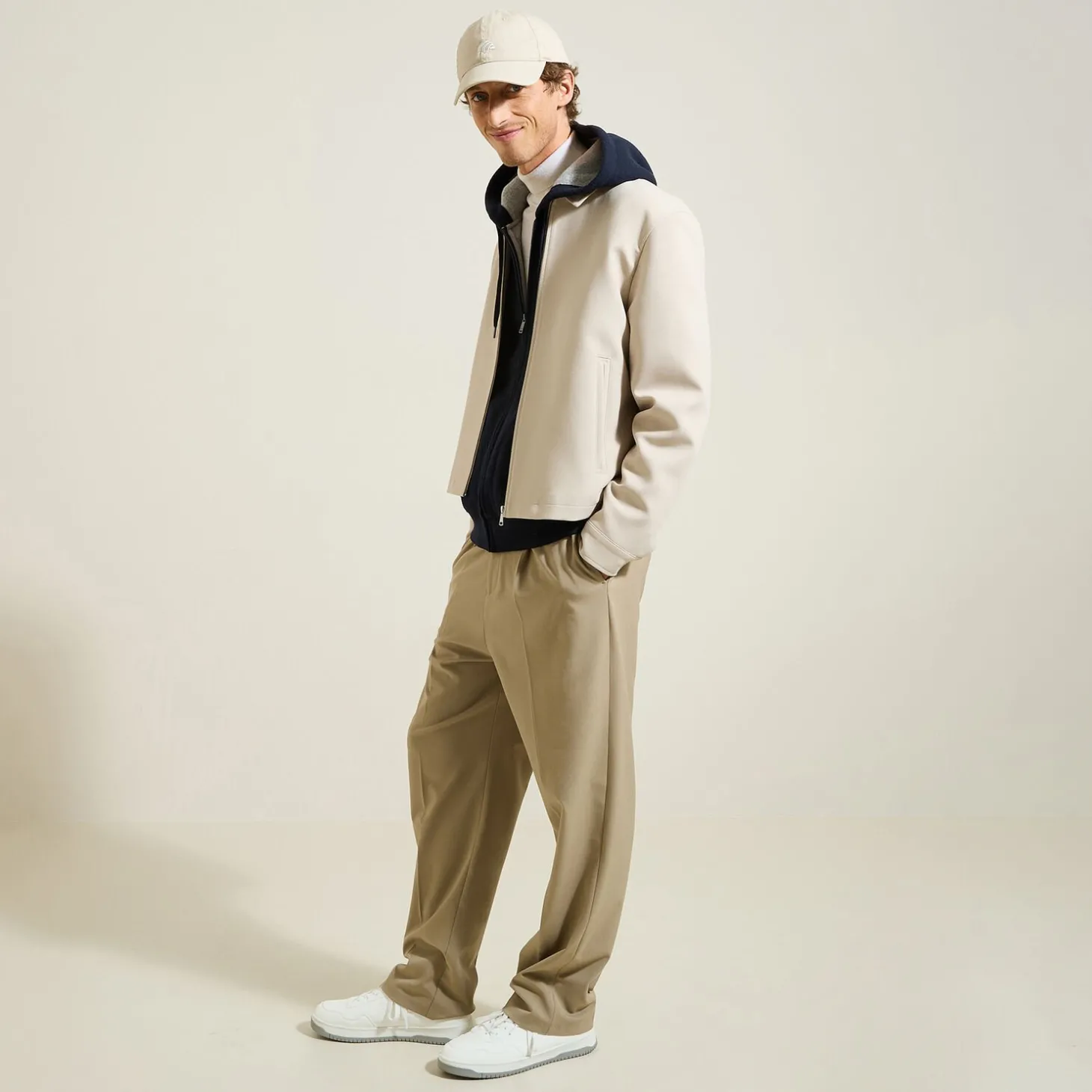 Cheap Sweater met kap en rits in tricot Sweater