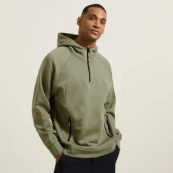 Store Sweater met kap in technische materie Sweater