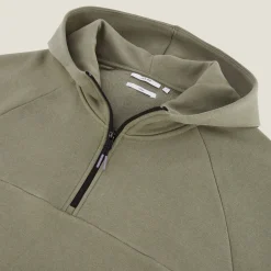 Store Sweater met kap in technische materie Sweater