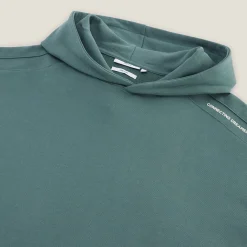 Shop Sweater met kap, oversize snit en print op de kap Sweater