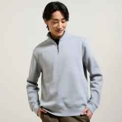 Discount Sweater met opstaande ritskraag Sweater