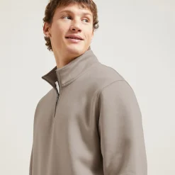 Flash Sale Sweater met opstaande ritskraag Sweater