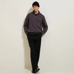 New Sweater met opstaande ritskraag Sweater