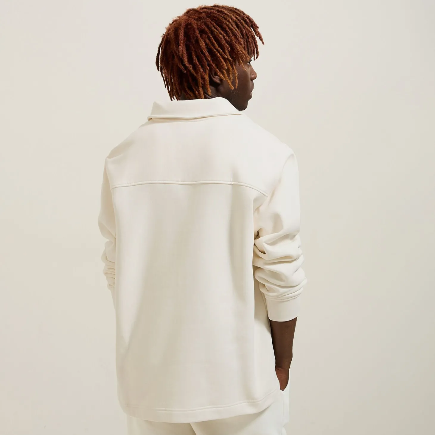 Sale Sweater met polokraag, rits en rechte onderkant Sweater