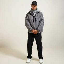 Fashion Sweater met rits en kap Sweater