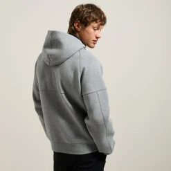 Fashion Sweater met rits en kap Sweater