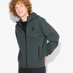 Cheap Sweater met rits en kap Sweater