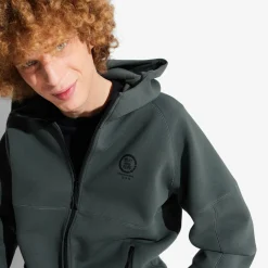 Cheap Sweater met rits en kap Sweater