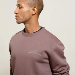 Store Sweater met ronde hals en print vooraan Sweater