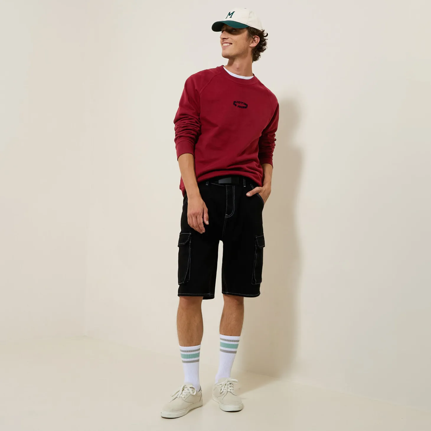 Clearance Sweater met ronde hals en print Sweater