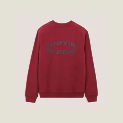 Clearance Sweater met ronde hals en print Sweater