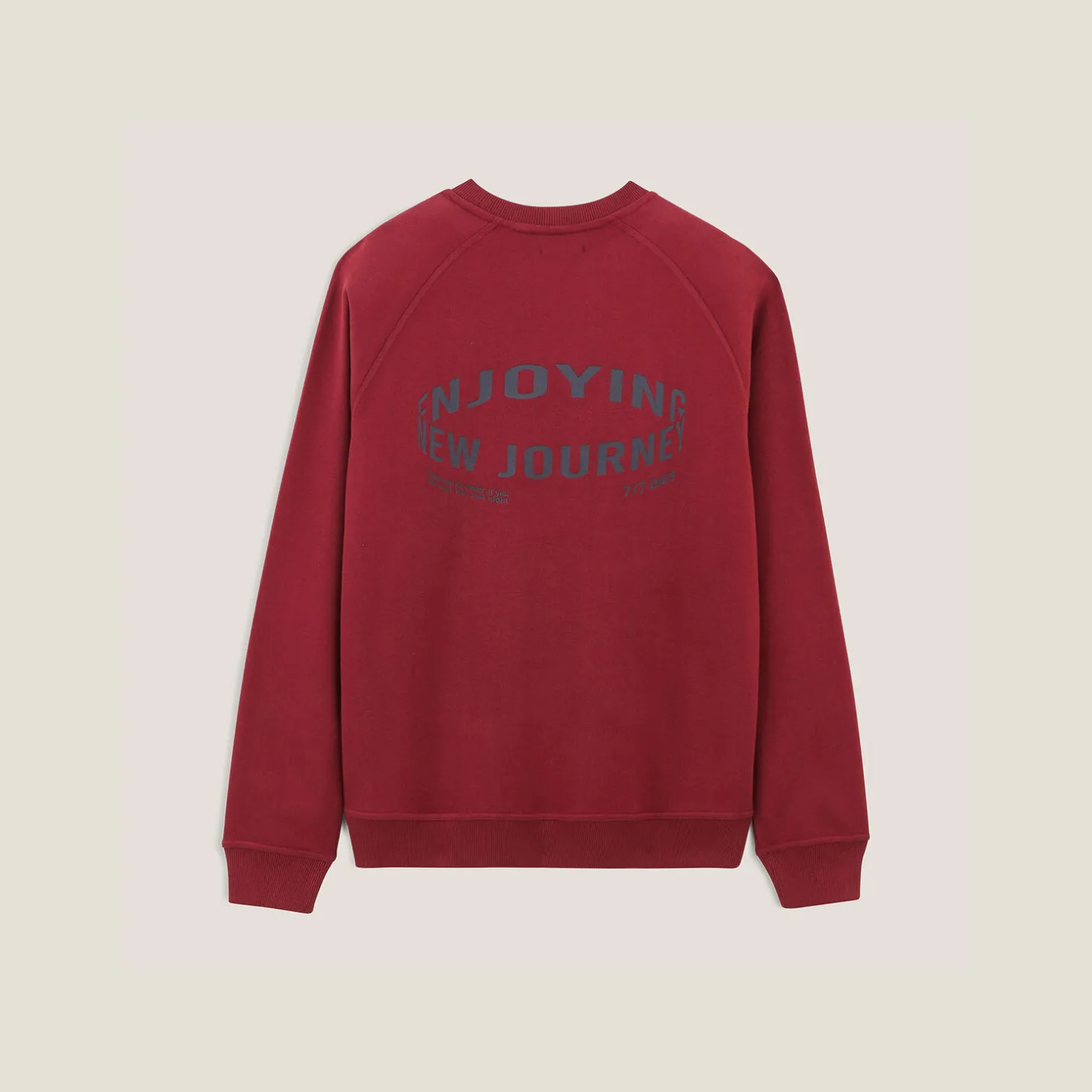 Clearance Sweater met ronde hals en print Sweater