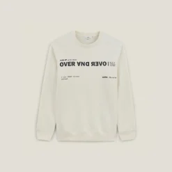 Fashion Sweater met ronde hals en print vooraan Sweater