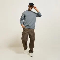 Store Sweater met ronde hals en print vooraan Sweater