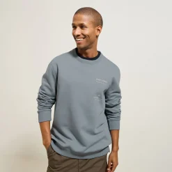 Store Sweater met ronde hals en print vooraan Sweater