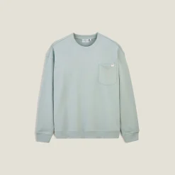 Best Sale Sweater ronde hals, zak en afbeelding Sweater