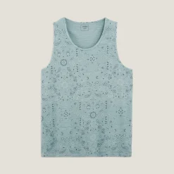 Best tRegular mouwloos hemdje met print T-shirt