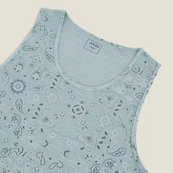 Best tRegular mouwloos hemdje met print T-shirt