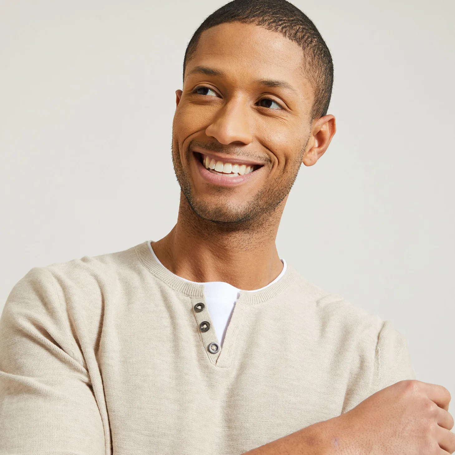 Clearance Trui met dubbele halslijn Trui