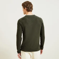 Outlet Trui met dubbele halslijn Trui