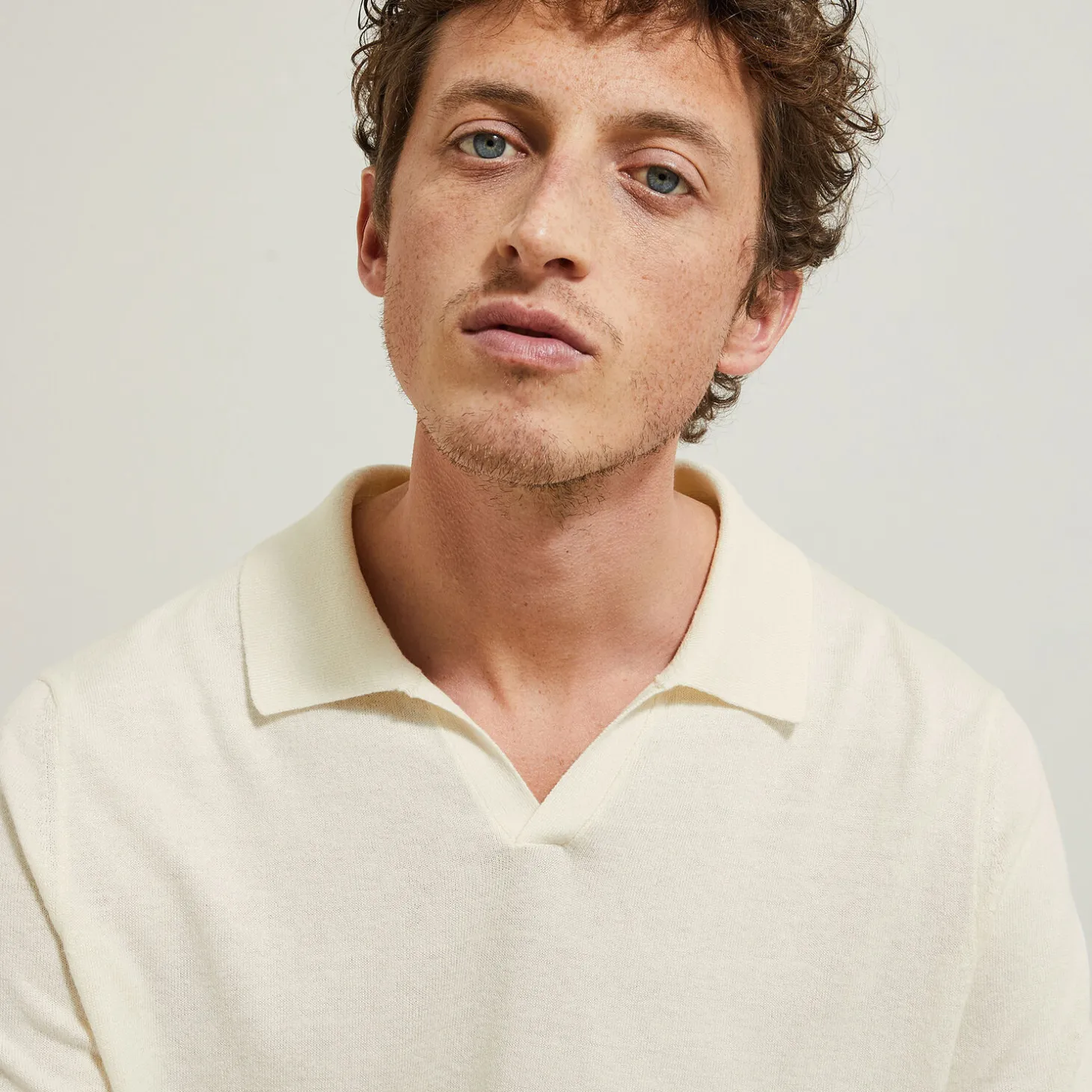 New Trui met resort polokraag en korte mouwen Polo|Trui