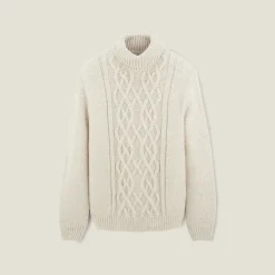 Cheap Trui met rolkraag en kabelmotief Trui