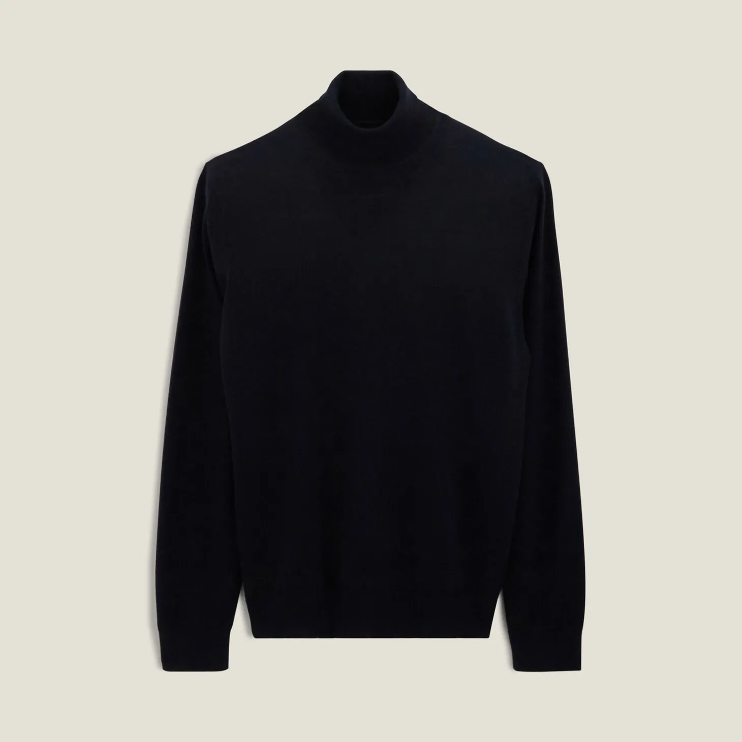 Outlet Trui met rolkraag in merinoswol Trui