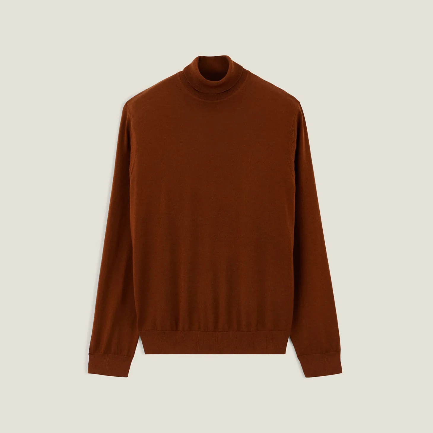 Flash Sale Trui met rolkraag in merinoswol Trui