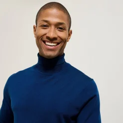 Online Trui met rolkraag in merinoswol Trui