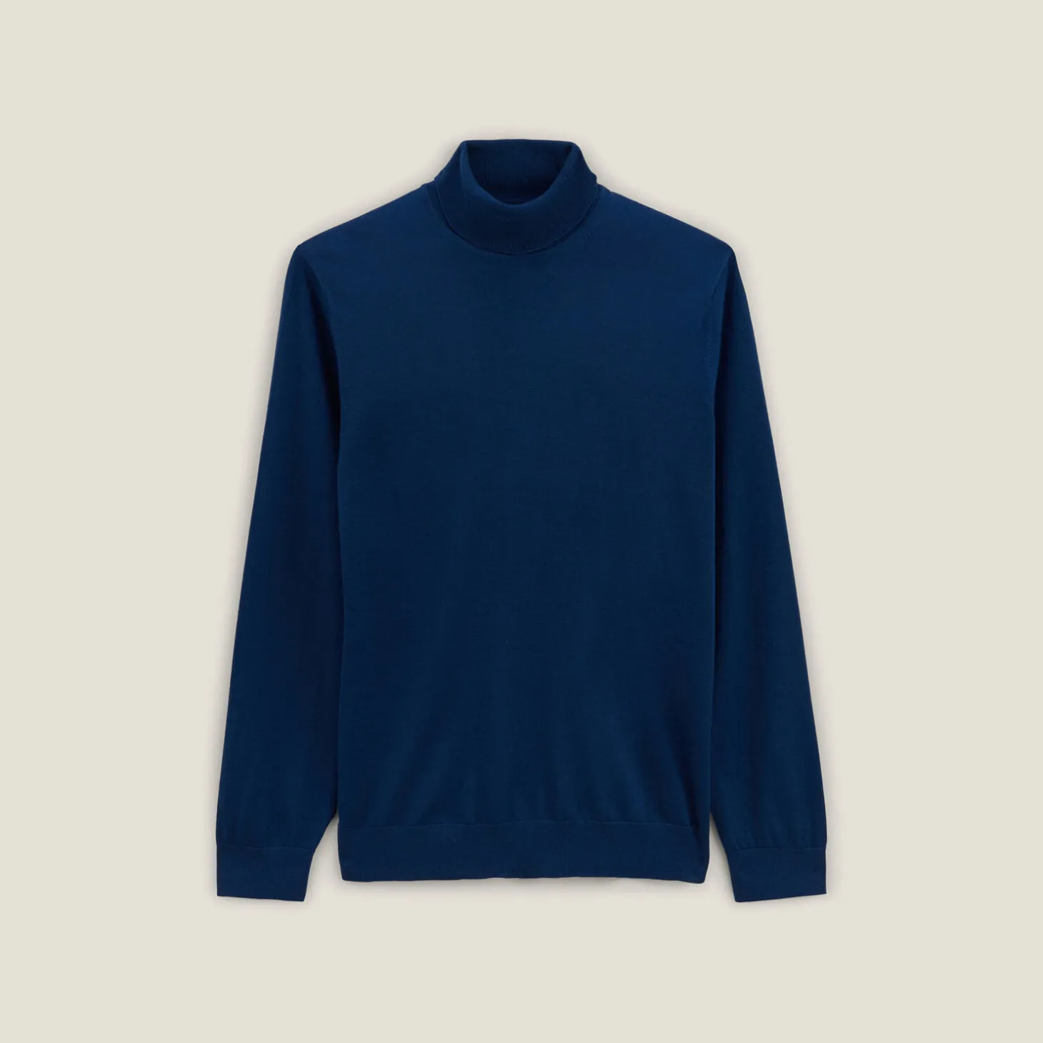 Online Trui met rolkraag in merinoswol Trui