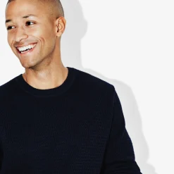 Best Trui met ronde hals en reliëfsteken Trui