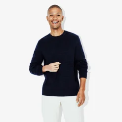 Best Trui met ronde hals en reliëfsteken Trui