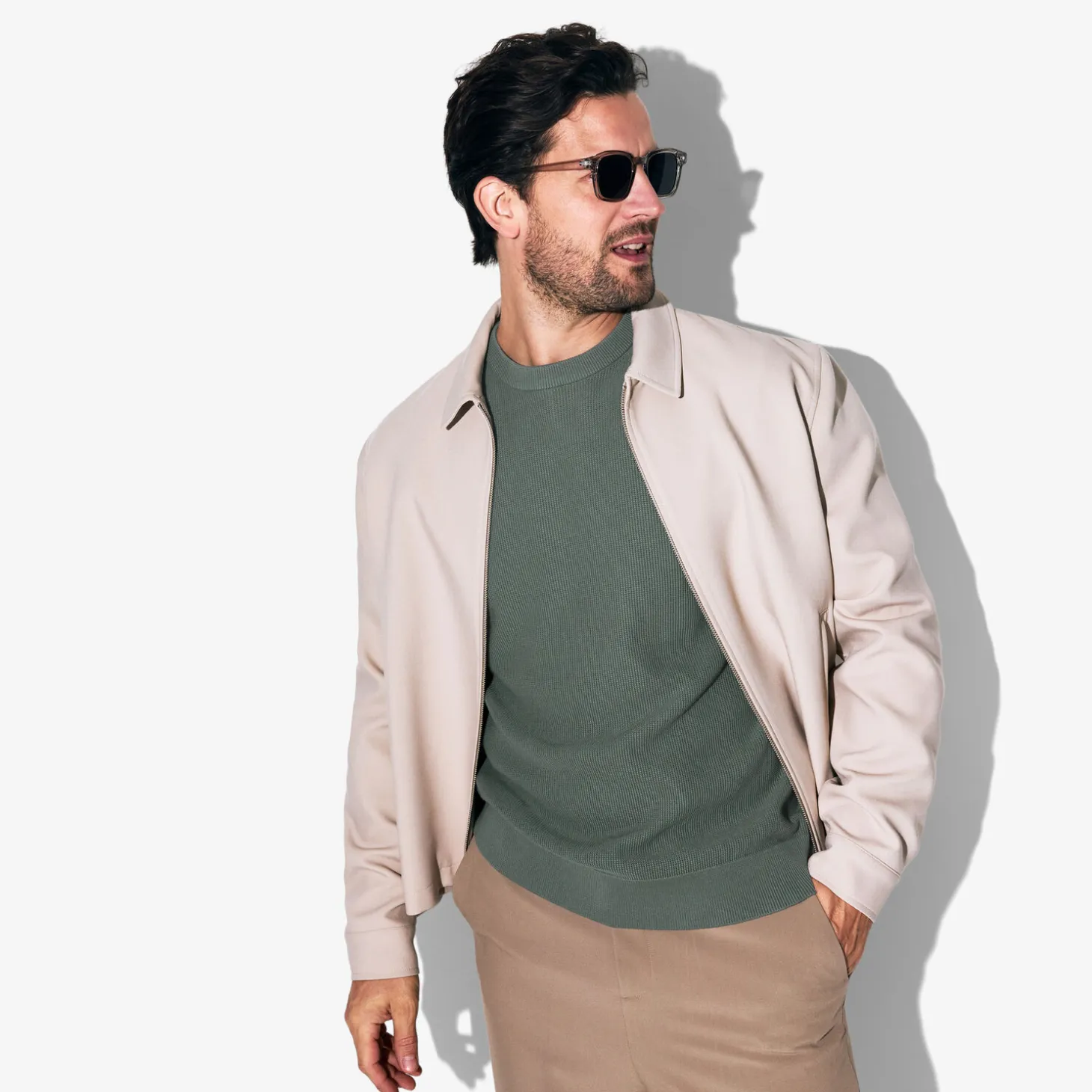 Fashion Trui met ronde hals en stekenpatroon Trui