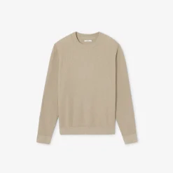 New Trui met ronde hals en stekenpatroon Trui