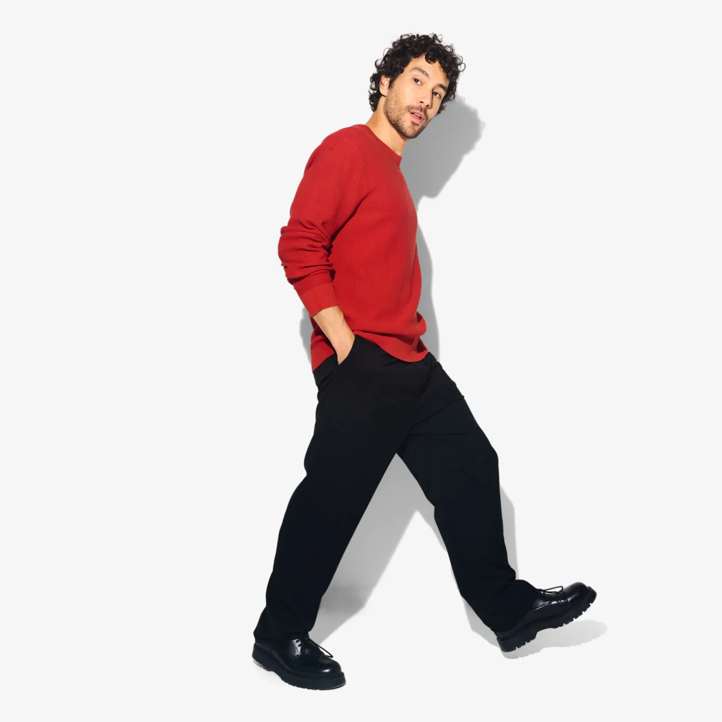 Fashion Trui met ronde hals en stekenpatroon Trui