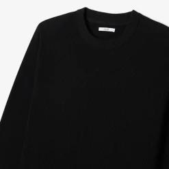 Clearance Trui met ronde hals en stekenpatroon Trui