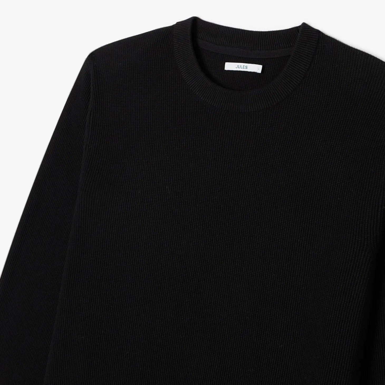 Clearance Trui met ronde hals en stekenpatroon Trui