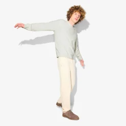 Fashion Trui met ronde hals en stekenpatroon Trui