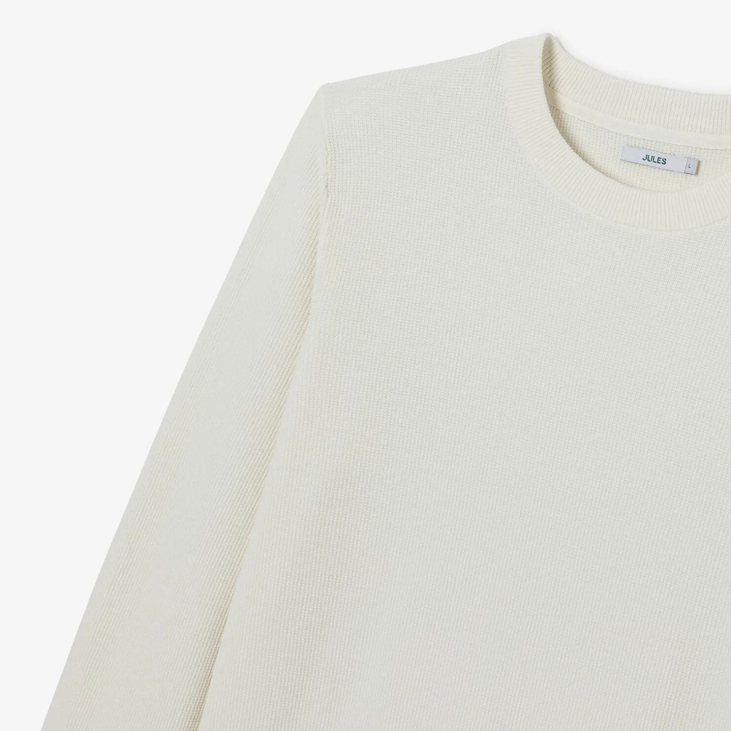 Fashion Trui met ronde hals en stekenpatroon Trui