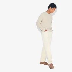 Best Sale Trui met ronde hals en stekenpatroon Trui