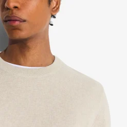 Best Sale Trui met ronde hals en stekenpatroon Trui