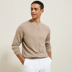 New Trui met ronde hals in merinoswol Trui