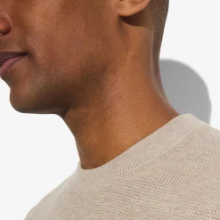 New Trui met ronde hals in stekenpatroon Trui