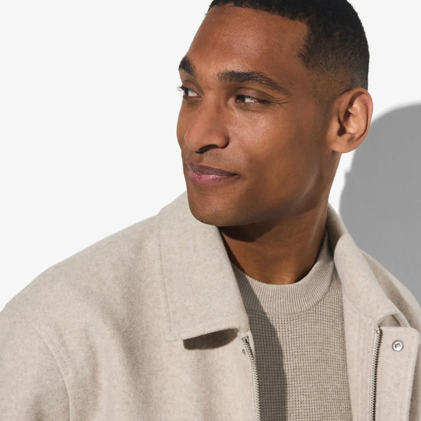 New Trui met ronde hals in stekenpatroon Trui