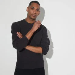 Best Trui met ronde hals in stekenpatroon Trui