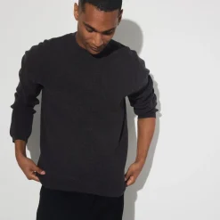 Best Trui met ronde hals in stekenpatroon Trui